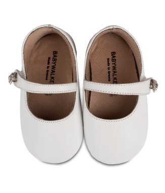 Γοβάκι  Μονή Μπαρέτα  MI1619 Λευκό