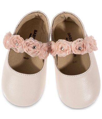 Γοβάκι Μονή Μπαρέτα MI1638 Εκρού Ροζ