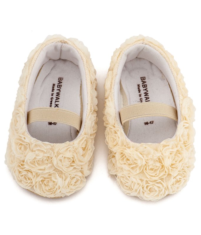 Γοβάκι Μονή Μπαρέτα  MI1660 Εκρού