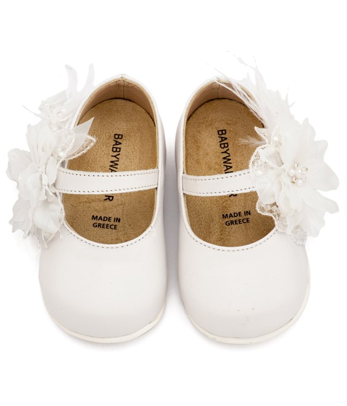 Γοβάκι  Μονή Μπαρέτα  PRI2658 Λευκό