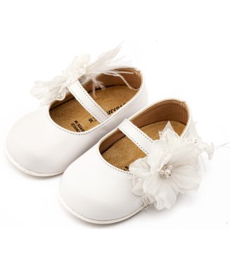 Γοβάκι  Μονή Μπαρέτα  PRI2658 Λευκό