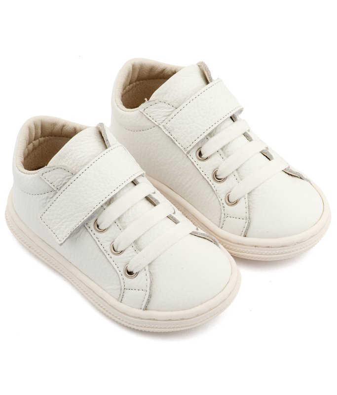 Mονόχρωμο Σνίκερ με Μπαρέτα Χρατς BS3062 Λευκό