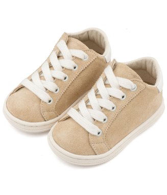 Δετά Δίχρωμα Σνίκερς  BS3092 Μπέζ