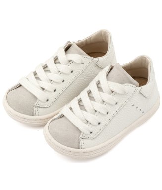 Δετά Δίχρωμα Σνίκερς  BS3097 Λευκά