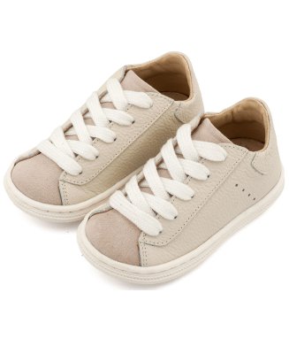 Δετά Δίχρωμα Σνίκερς  BS3097 Εκρού