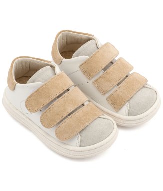 Δίχρωμα Σνίκερς  BS3096 Μπέζ