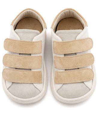 Δίχρωμα Σνίκερς  BS3096 Μπέζ