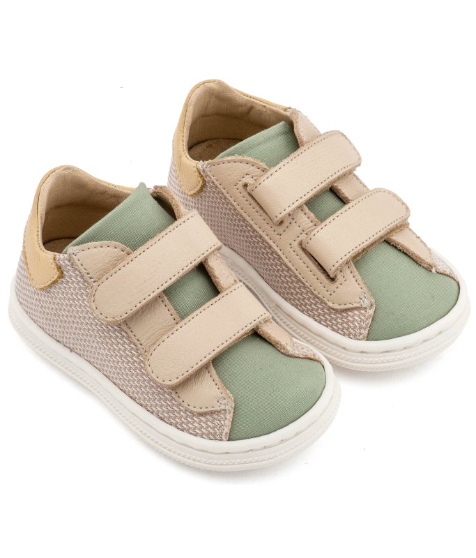 Δίχρωμα Σνίκερς  BS3095 Μπέζ