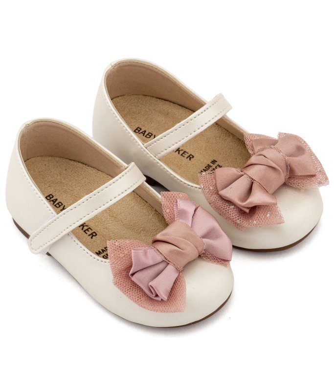 Γοβάκι Μονή Μπαρέτα Διακοσμημένη με Χειροποίητο Διακοσμητικό BS3599 Ρόζ