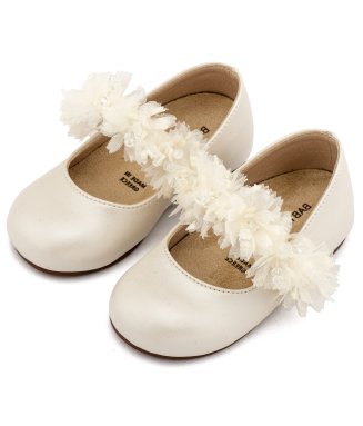 Γοβάκι Μονή Μπαρέτα Διακοσμημένη με Χειροποίητο Διακοσμητικό BS3602 Εκρου