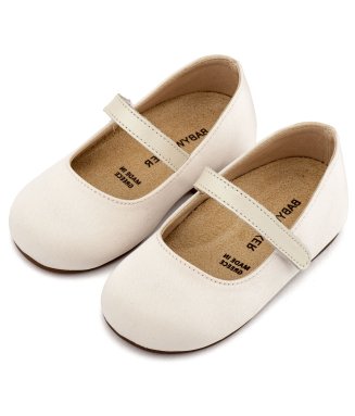 Γοβάκι Μονή Μπαρέτα Διακοσμημένη με Χειροποίητο Διακοσμητικό BS3603 Εκρού