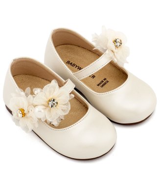 Γοβάκι Μονή Μπαρέτα Διακοσμημένη με Χειροποίητο Διακοσμητικό BS3604