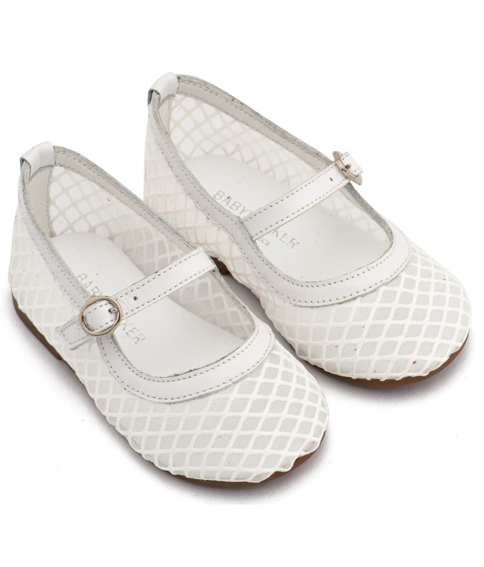 Γοβάκι Μονή Μπαρέτα BW4881White