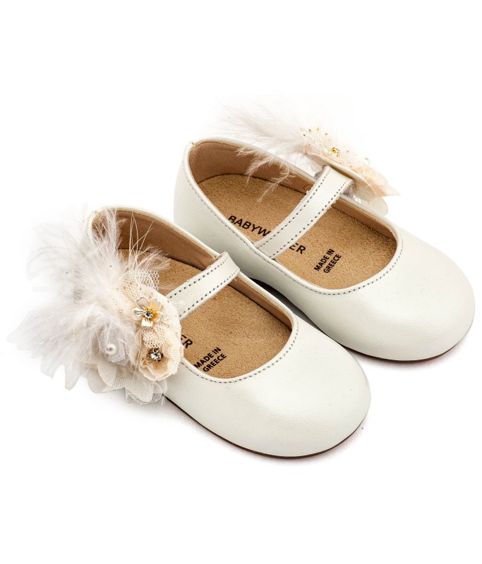 Γοβάκι Μονή Μπαρέτα BW4887 Ivory