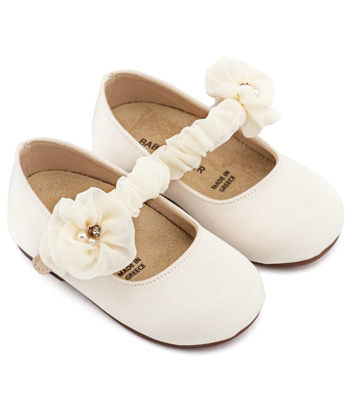 Γοβάκι Μονή Μπαρέτα BW4888 Ivory