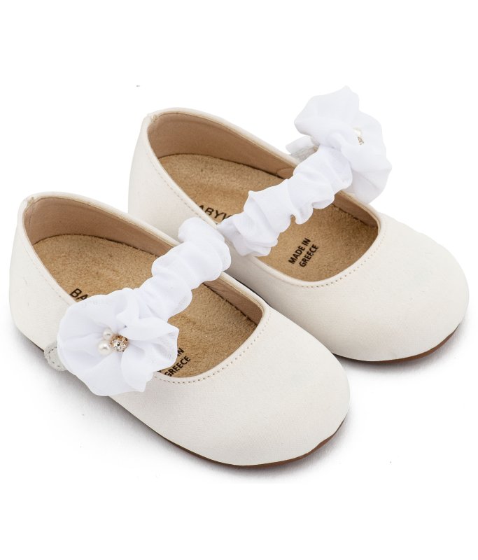 Γοβάκι Μονή Μπαρέτα BW4888 White