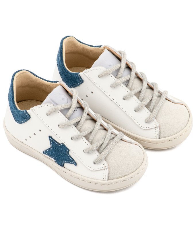 Δίχρωμο Sneaker Κορδόνια EXC5315 Blue