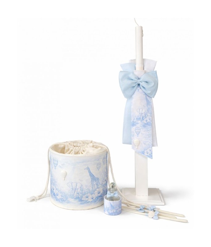 3105-3106 Σετ βάπτισης d1or σιελ jungle