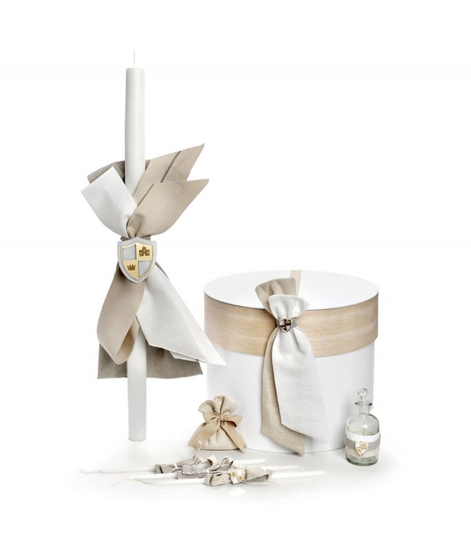 ΣΕΤ ΒΑΠΤΙΣΗΣ ΜΠΕΖ ΡΙΓΕ ΛΕΥΚΟ ΟΙΚΟΣΗΜΟ 2485-2486