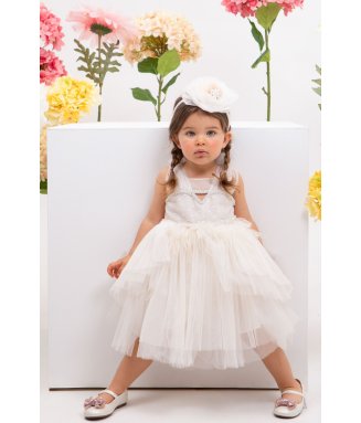 Βαπτιστικό Φόρεμα Bambolino :Myrsini