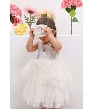 Βαπτιστικό Φόρεμα Bambolino :Myrsini