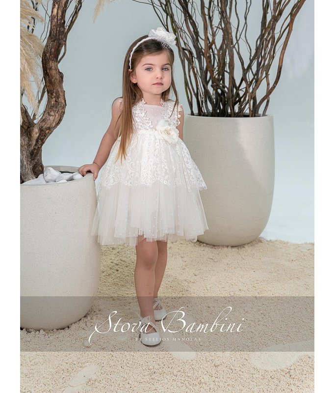 Βαπτιστικό Φόρεμα Stova Bambini ::SS26  g16